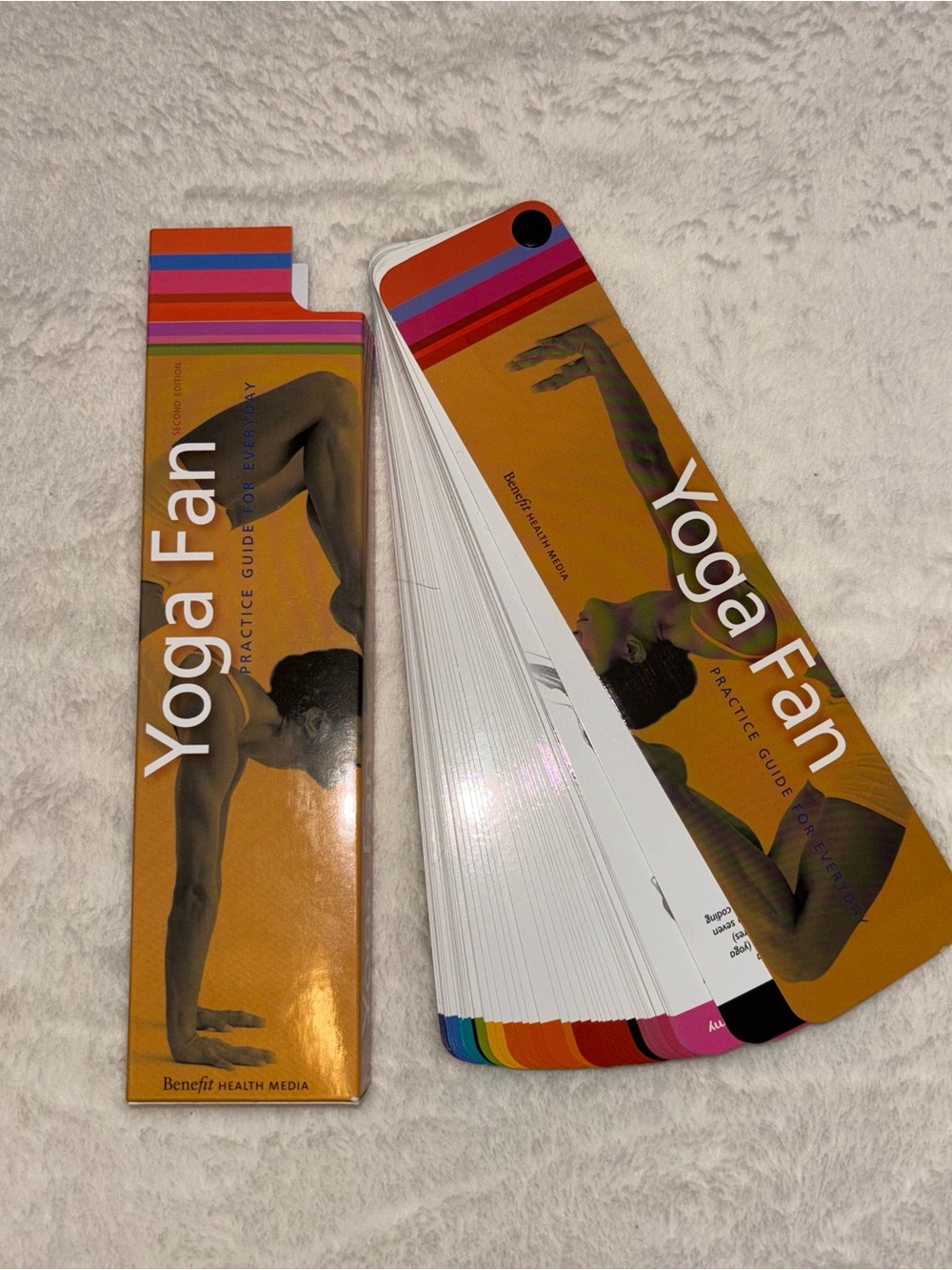 Yoga Fan Practice Guide for Everyday 2nd Edition Benefit Health Media 50+ Poses